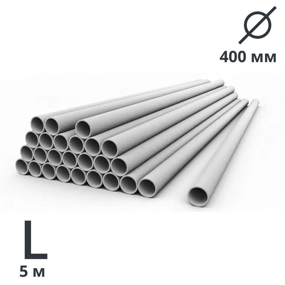 Труба асбестоцементная ф400 (5,0 м)